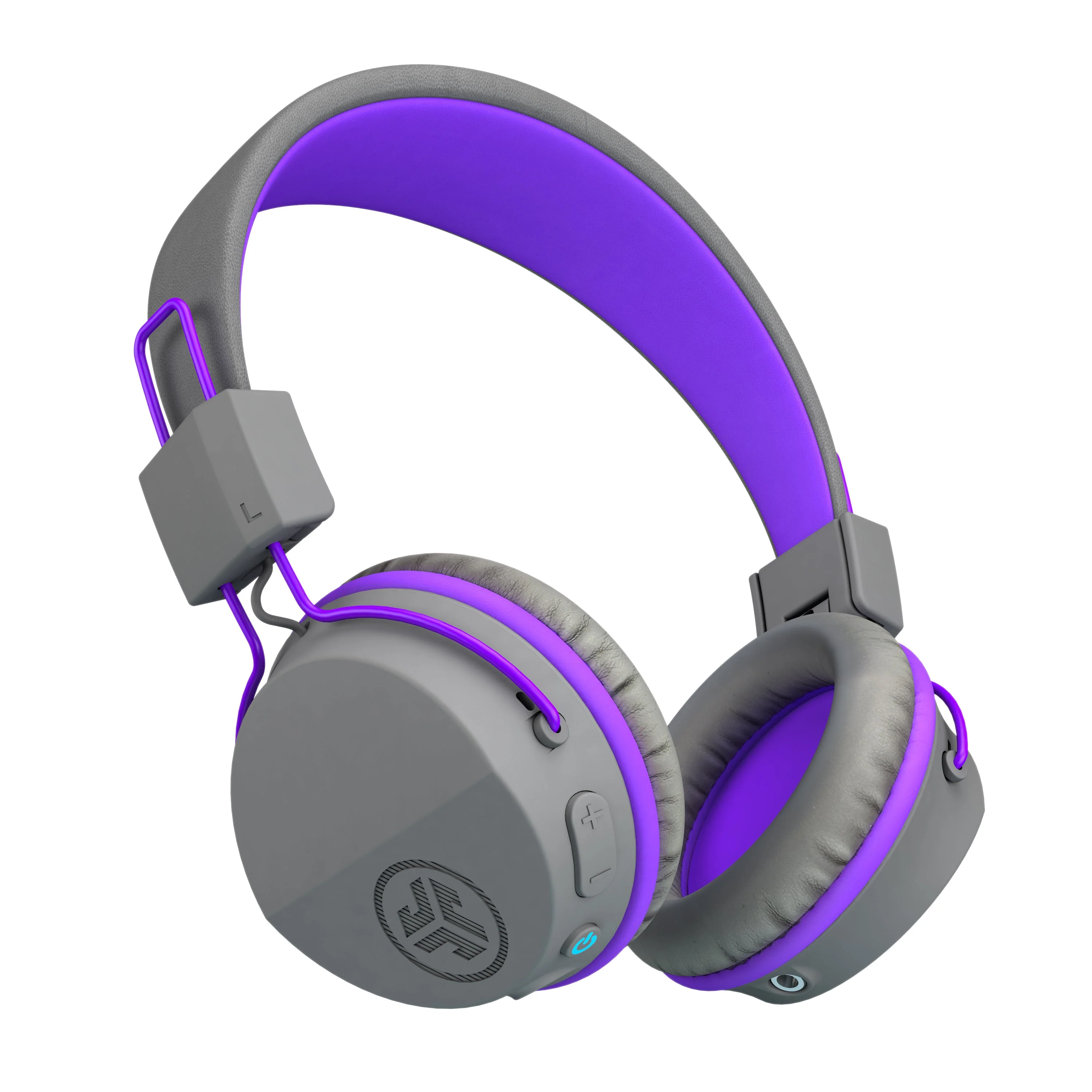 JBuddies Studio Wireless Kids Headphones Graphite / Purple